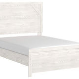 Ashley Furniture - GERRIDAN FULL PANEL BED - White Wood - Beds