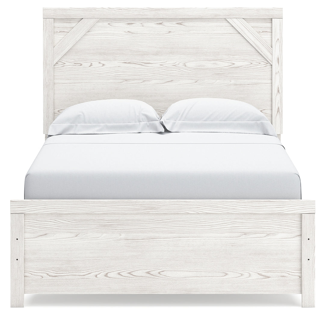Ashley Furniture - GERRIDAN FULL PANEL BED - White Wood - Beds - Additional View 3