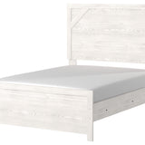 Ashley Furniture - GERRIDAN FULL PANEL BED - White Wood - Beds - Additional View 7