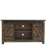 Sterling Barn Door Media Console - Tobacco