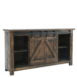 Sterling Barn Door Media Console - Tobacco - Additional View 2