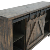 Sterling Barn Door Media Console - Tobacco - Additional View 3