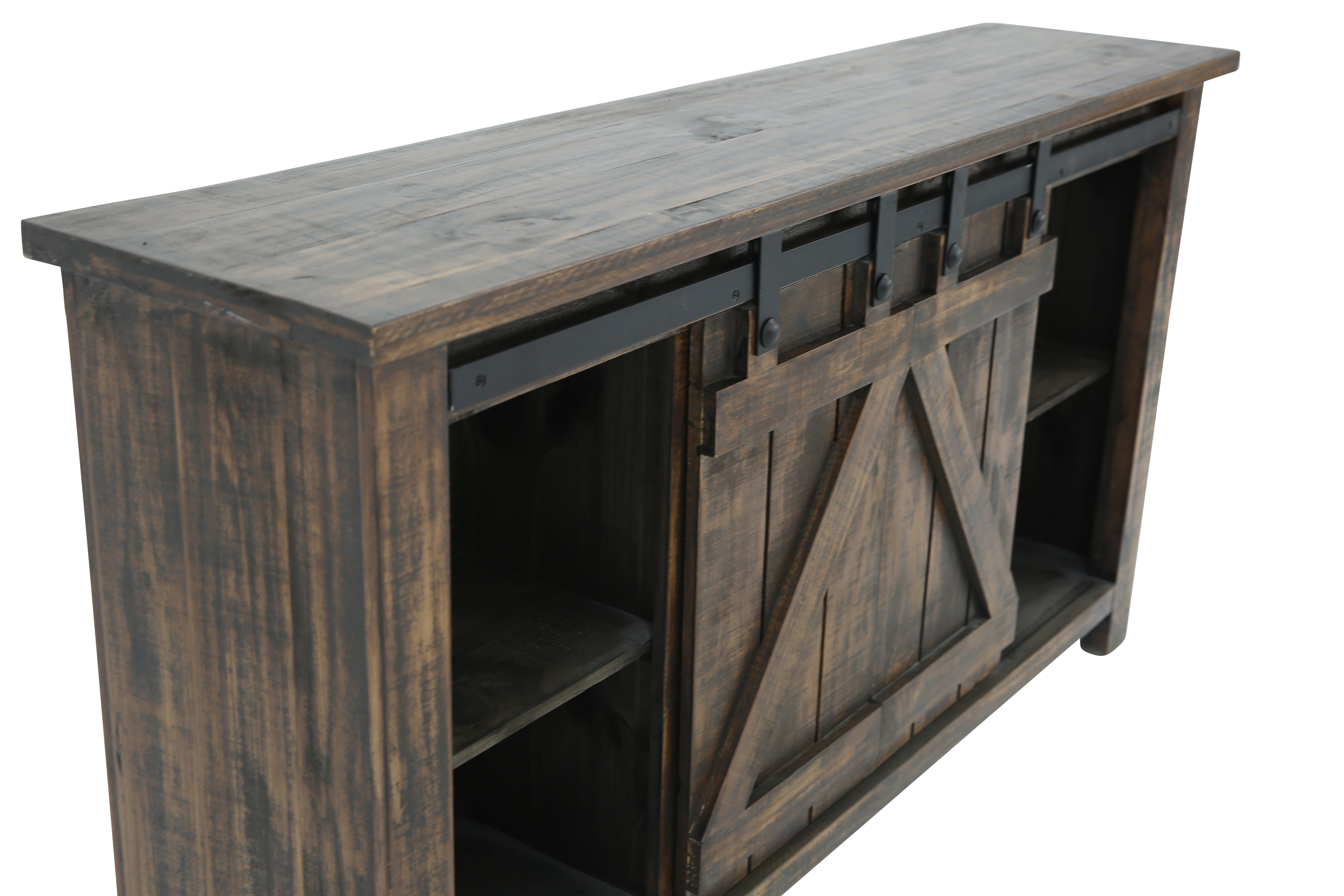 Sterling Barn Door Media Console - Tobacco - Additional View 3