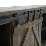 Sterling Barn Door Media Console - Tobacco - Additional View 4