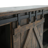 Sterling Barn Door Media Console - Tobacco - Additional View 4