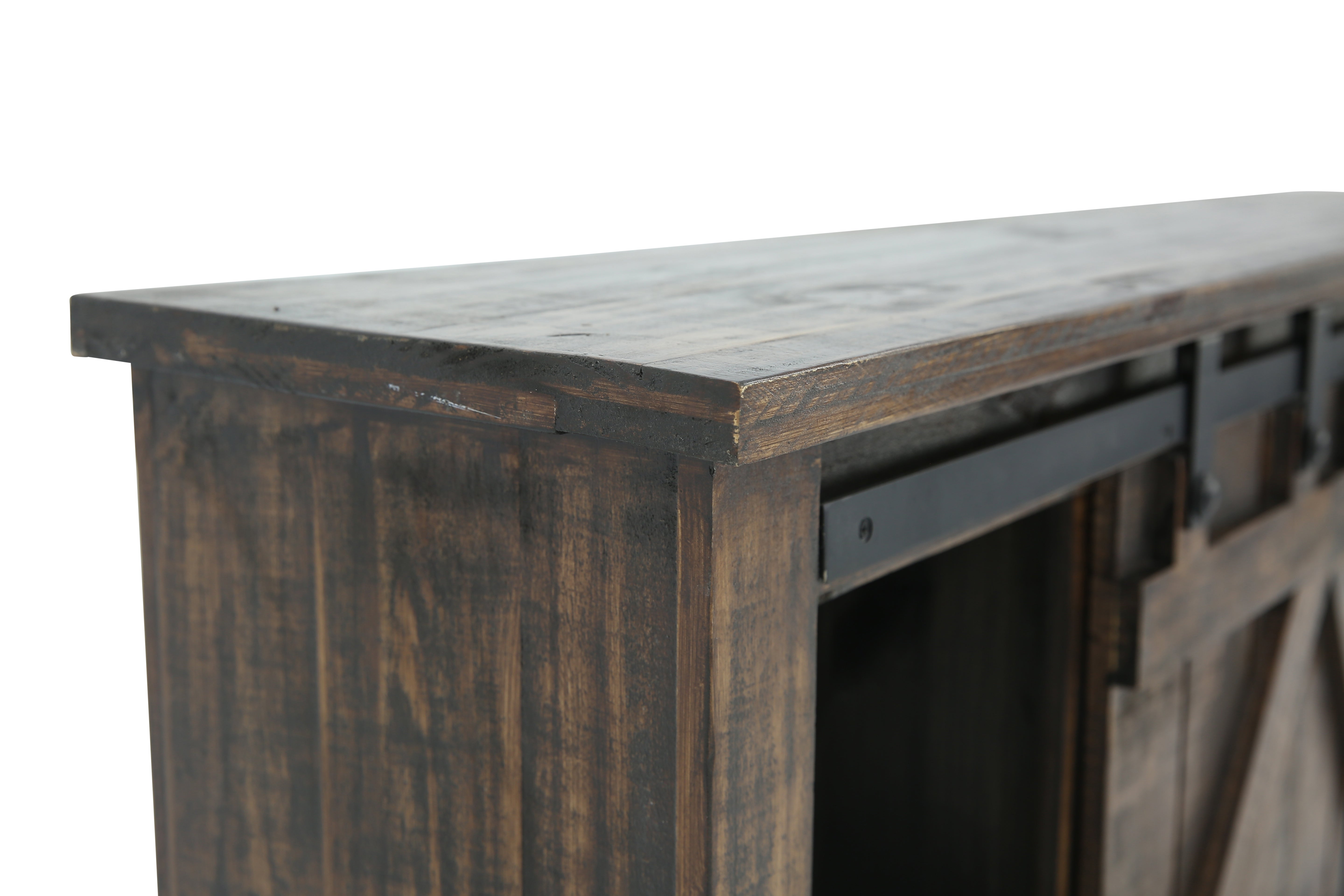 Sterling Barn Door Media Console - Tobacco - Additional View 5