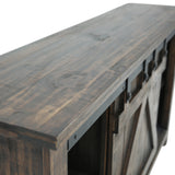 Sterling Barn Door Media Console - Tobacco - Additional View 6