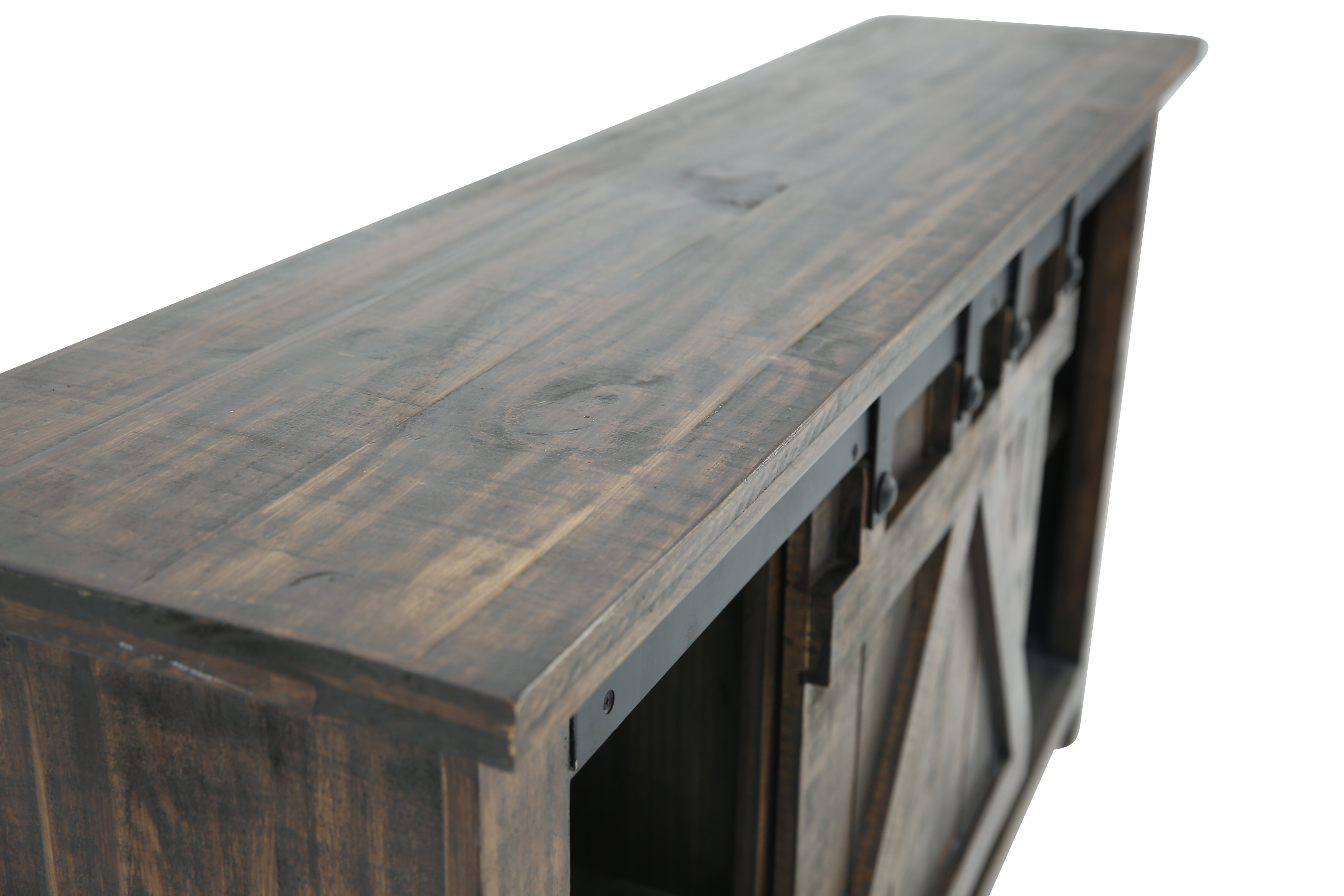 Sterling Barn Door Media Console - Tobacco - Additional View 6