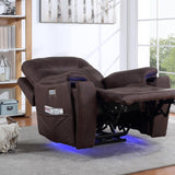 Lexington Power Media Recliner - Brown