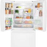 GE Energy Star 27.0 Cu. Ft. French-Door Refrigerator - White - Refrigerators - Additional View 1