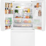 GE Energy Star 27.0 Cu. Ft. French-Door Refrigerator - White - Refrigerators - Additional View 1