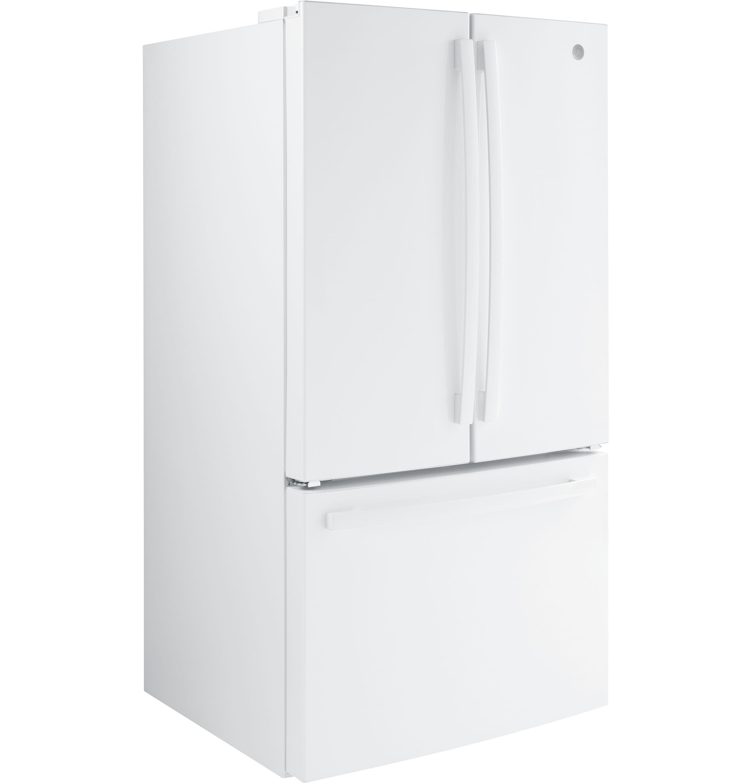 GE Energy Star 27.0 Cu. Ft. French-Door Refrigerator - White - Refrigerators - Additional View 3