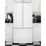 GE Energy Star 27.0 Cu. Ft. French-Door Refrigerator - White - Refrigerators - Additional View 12