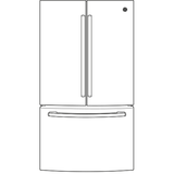 GE Energy Star 27.0 Cu. Ft. French-Door Refrigerator - White - Refrigerators - Additional View 13