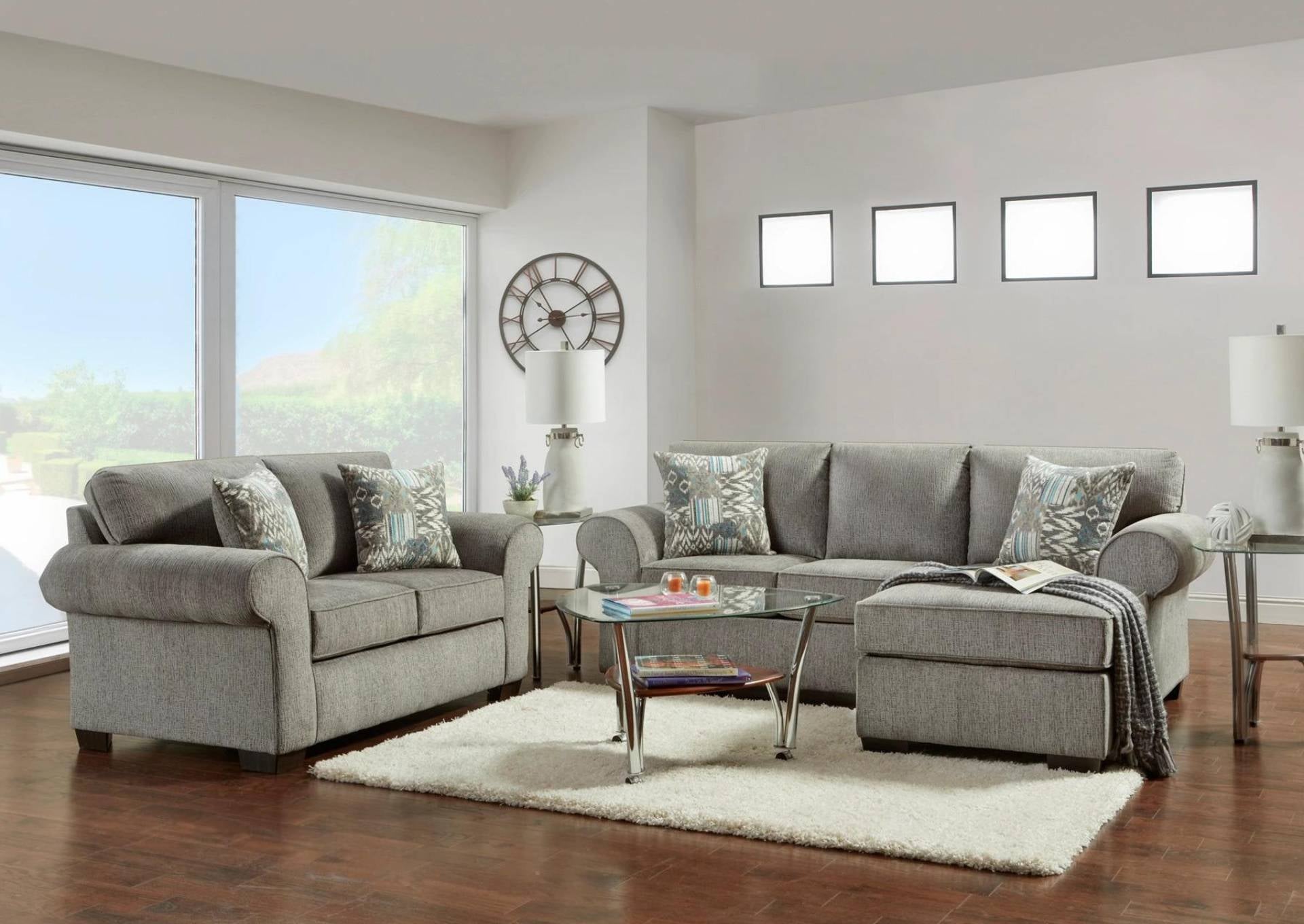 Marcey Nickel 2 Piece Sectional - Additional View 2