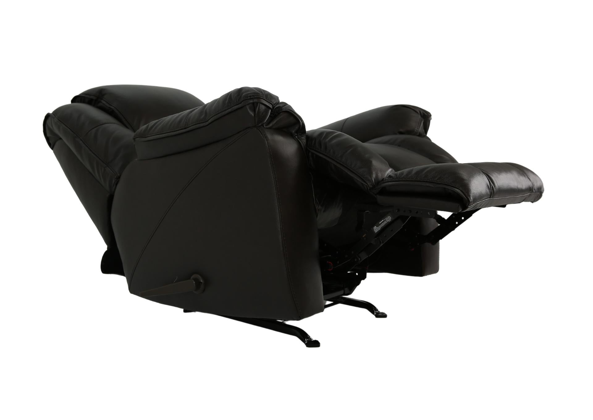 Mustang Leather Rocker Recliner - Coffee - Additional View 3