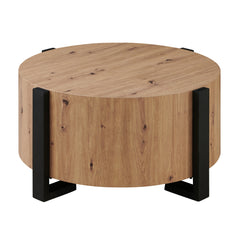 Steve Silver Furniture - DARCIE COCKTAIL TABLE - Light Brown|Black Wood - Tables