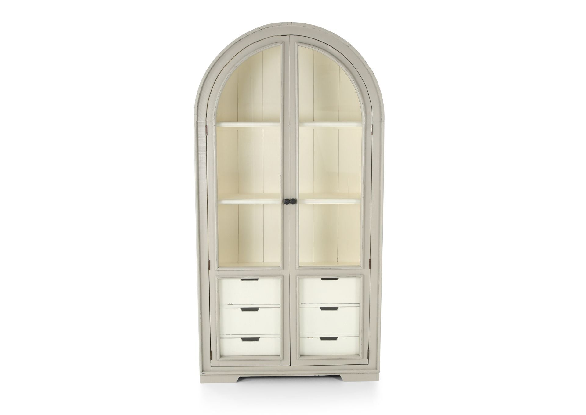 Julia Light Display Cabinet - Gray/White