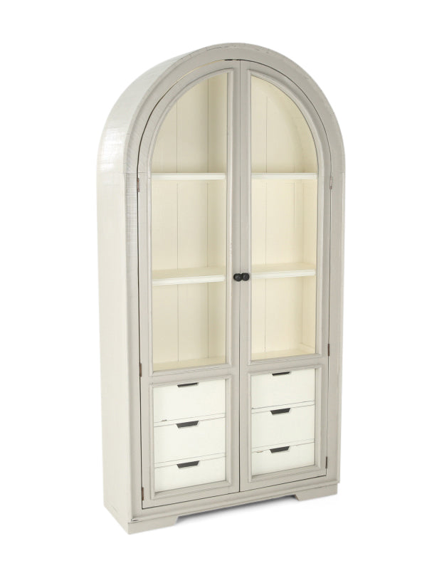 Julia Light Display Cabinet - Gray/White - Additional View 1
