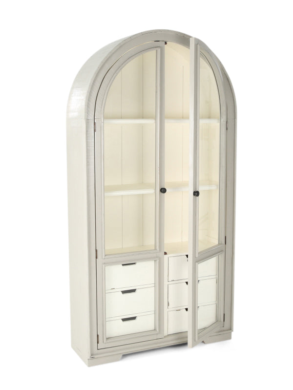 Julia Light Display Cabinet - Gray/White - Additional View 2