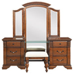 ISABELLA VANITY WITH MIRROR AND STOOL