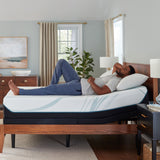 Tempur Sealy - ADAPT 2.0 MEDIUM TWIN XL MATTRESS - White|Black Fabric - Mattresses - Additional View 3