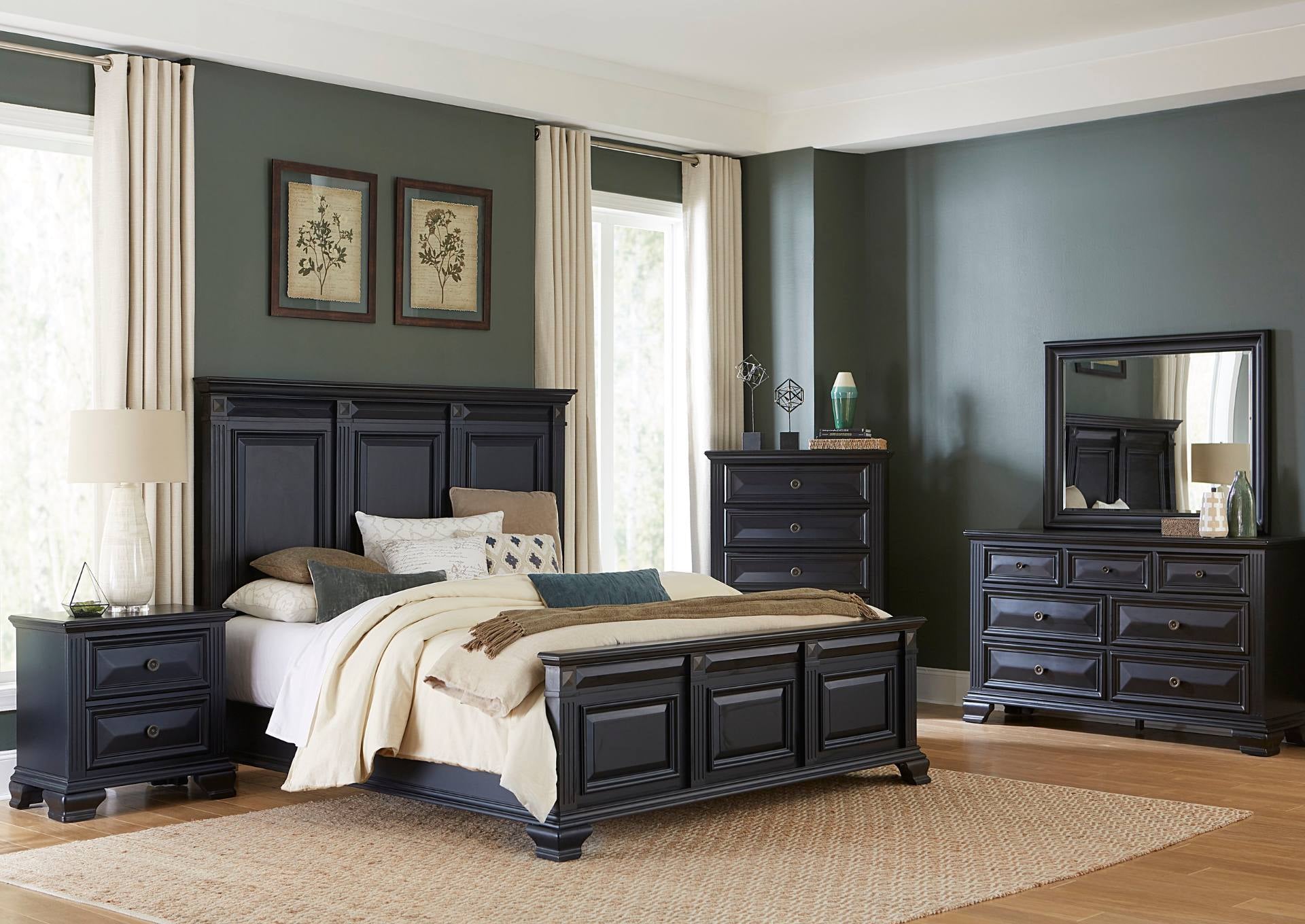 Halifax King Bed - Black - Additional View 2