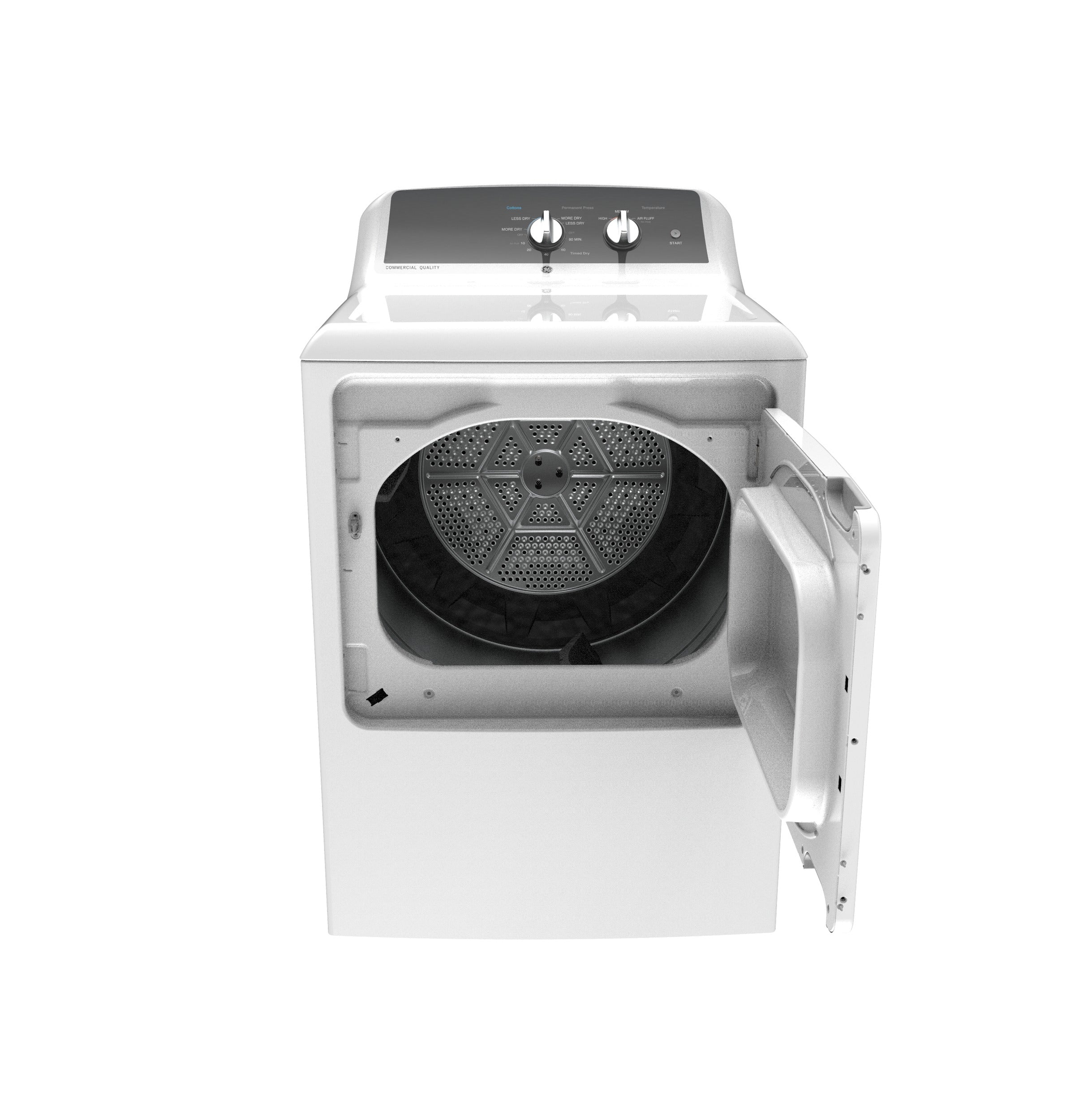 GE WHITE 6.2CU COMMERCIAL DRYER - Dryers - Additional View 8