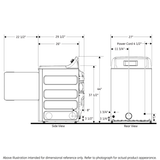 GE WHITE 6.2CU COMMERCIAL DRYER - Dryers - Additional View 13