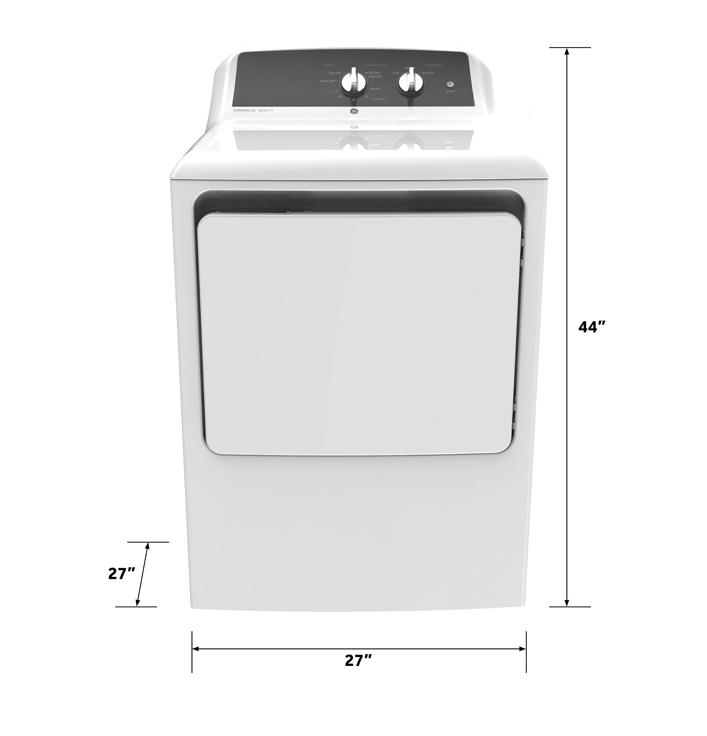 GE WHITE 6.2CU COMMERCIAL DRYER - Dryers - Additional View 14