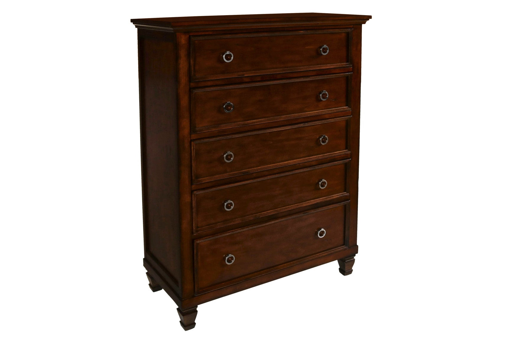 New Classic - TAMARACK CHERRY CHEST - Dark Brown Wood - Chests
