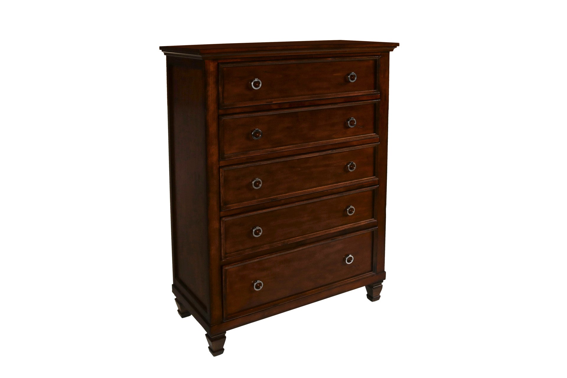 New Classic - TAMARACK CHERRY CHEST - Dark Brown Wood - Chests