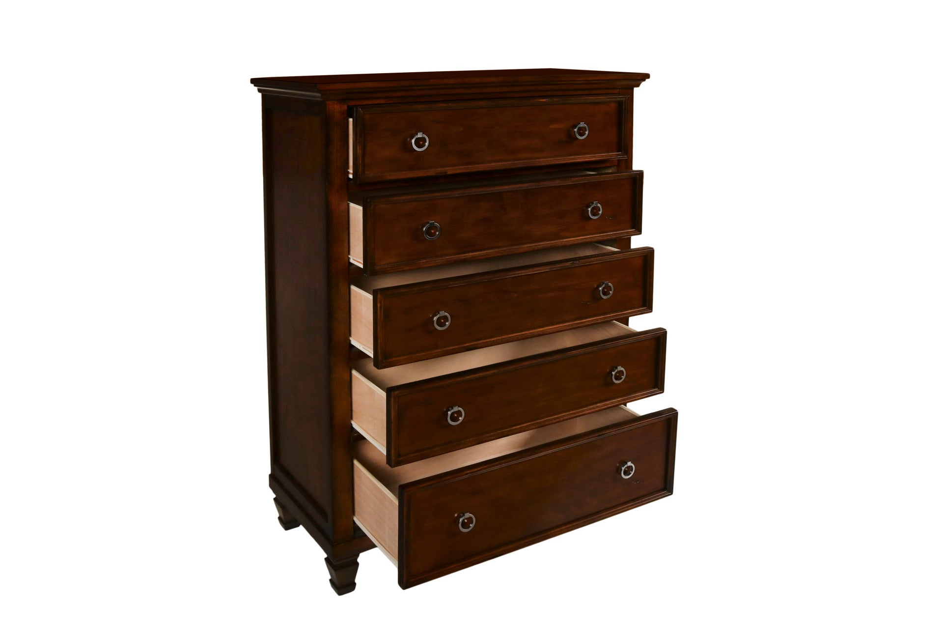 New Classic - TAMARACK CHERRY CHEST - Dark Brown Wood - Chests - Additional View 2