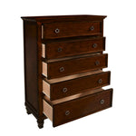 New Classic - TAMARACK CHERRY CHEST - Dark Brown Wood - Chests - Additional View 2