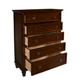 New Classic - TAMARACK CHERRY CHEST - Dark Brown Wood - Chests - Additional View 2