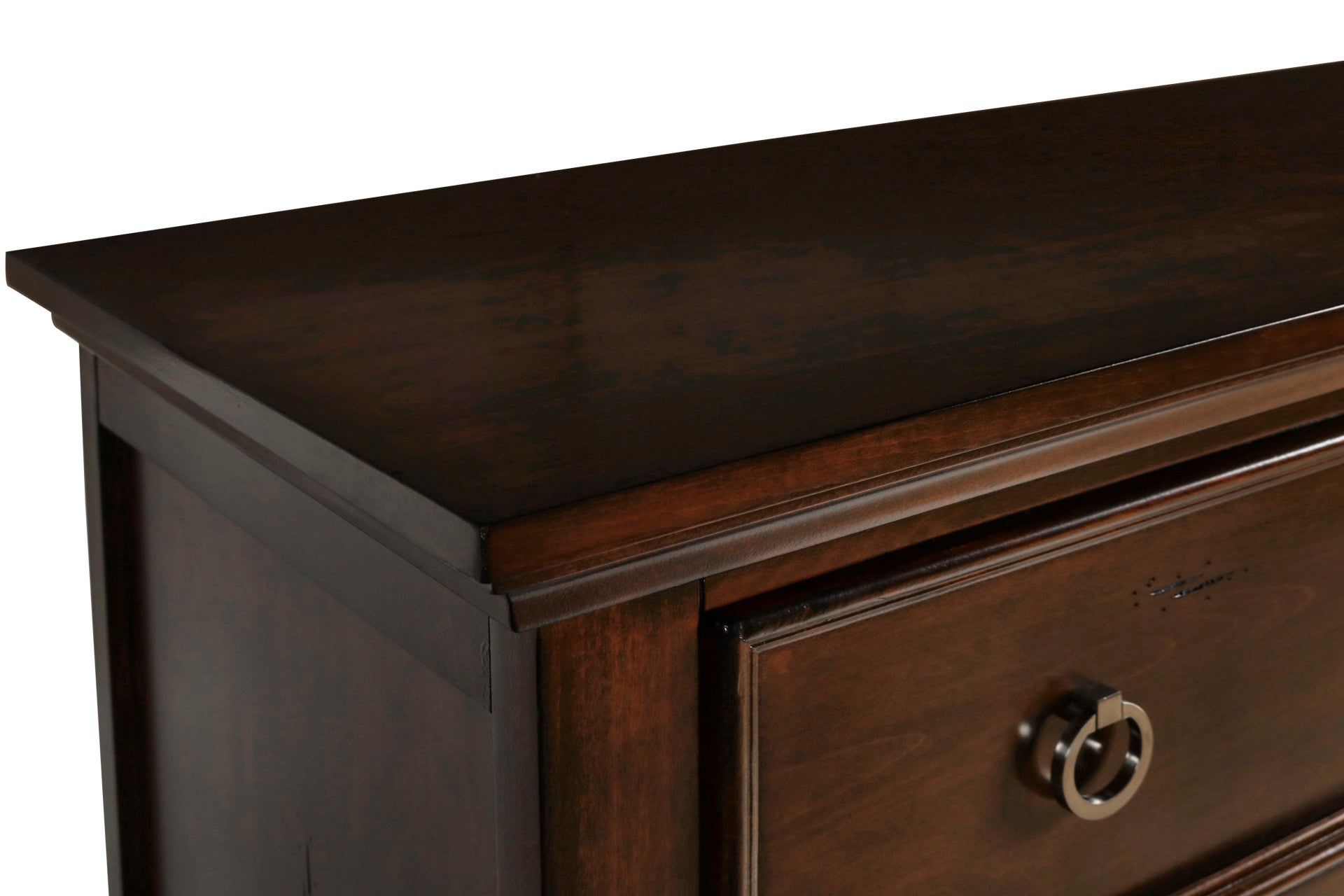 New Classic - TAMARACK CHERRY CHEST - Dark Brown Wood - Chests - Additional View 4