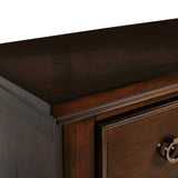 New Classic - TAMARACK CHERRY CHEST - Dark Brown Wood - Chests - Additional View 4