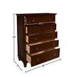 New Classic - TAMARACK CHERRY CHEST - Dark Brown Wood - Chests - Additional View 5