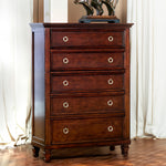 New Classic - TAMARACK CHERRY CHEST - Dark Brown Wood - Chests - Additional View 6