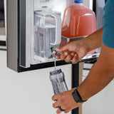 GE PROFILE FINGREPRINT RESISTANT STAINLESS STEEL 28.4CU QUAD DOOR REFRIGERATOR - Pearl Silver - Refrigerators - Additional View 30
