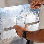 GE PROFILE FINGREPRINT RESISTANT STAINLESS STEEL 28.4CU QUAD DOOR REFRIGERATOR - Pearl Silver - Refrigerators - Additional View 32