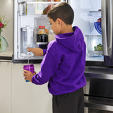 GE PROFILE FINGREPRINT RESISTANT STAINLESS STEEL 28.4CU QUAD DOOR REFRIGERATOR - Pearl Silver - Refrigerators - Additional View 16