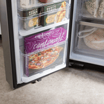 GE PROFILE FINGREPRINT RESISTANT STAINLESS STEEL 28.4CU QUAD DOOR REFRIGERATOR - Pearl Silver - Refrigerators - Additional View 24