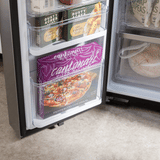 GE PROFILE FINGREPRINT RESISTANT STAINLESS STEEL 28.4CU QUAD DOOR REFRIGERATOR - Pearl Silver - Refrigerators - Additional View 24