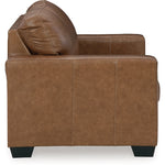 Ashley Furniture - BOLSENA CARAMEL LEATHER LOVESEAT - Light Brown Leather Match - Loveseats - Additional View 3
