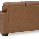 Ashley Furniture - BOLSENA CARAMEL LEATHER LOVESEAT - Light Brown Leather Match - Loveseats - Additional View 4