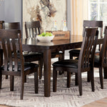Ashley Furniture - HADDIGAN DINING TABLE - Dark Brown Wood - Tables - Additional View 1
