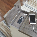 Ashley Furniture - BOLANBURG CHAIR SIDE END TABLE - White Wood - Tables - Additional View 2