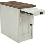 Ashley Furniture - BOLANBURG CHAIR SIDE END TABLE - White Wood - Tables - Additional View 4