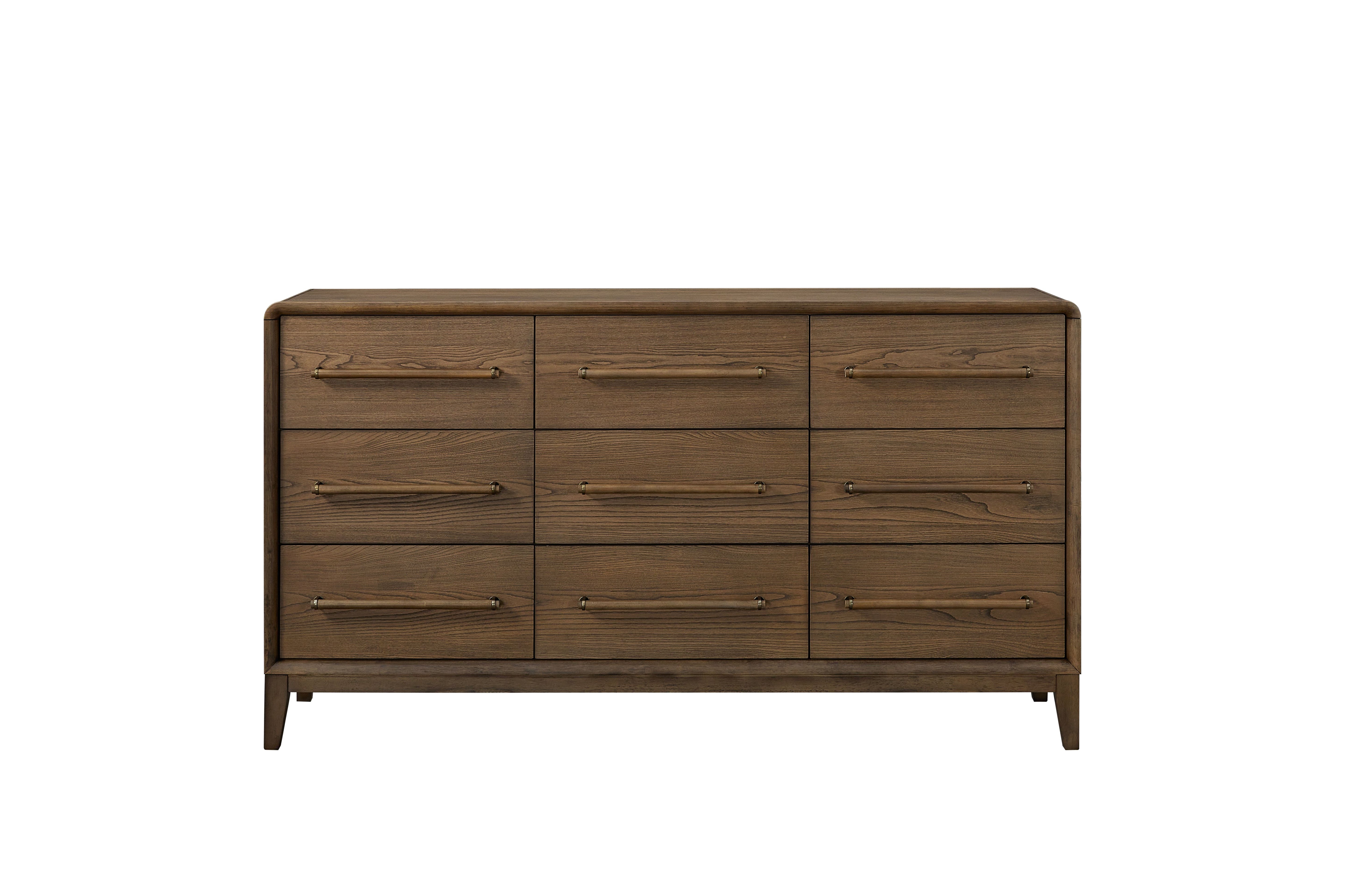 Bernards - ELURE LATTE DRESSER - Light Brown Wood - Dresser & Mirror - Additional View 1
